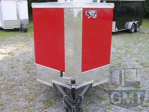 South Georgia Cargo Custom 4x8 SA Trailer - Red, Single Door, Two Side Doors - Image 6